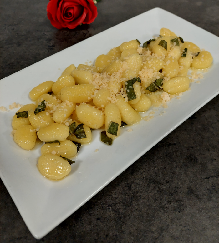 Potato Gnocchi with Butter and Sage