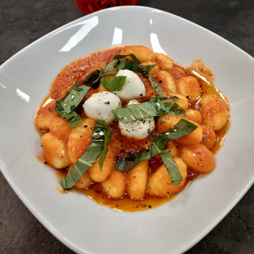 Potato Gnocchi with Tomato Sauce